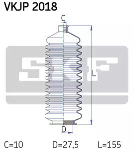 Фото VKJP2018 Комплект пыльника SKF {forloop.counter}}